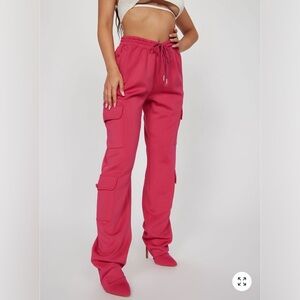 Fashion Nova Pink Roxy Pants With Attached Boots-Shoe Size 9 NIB💗